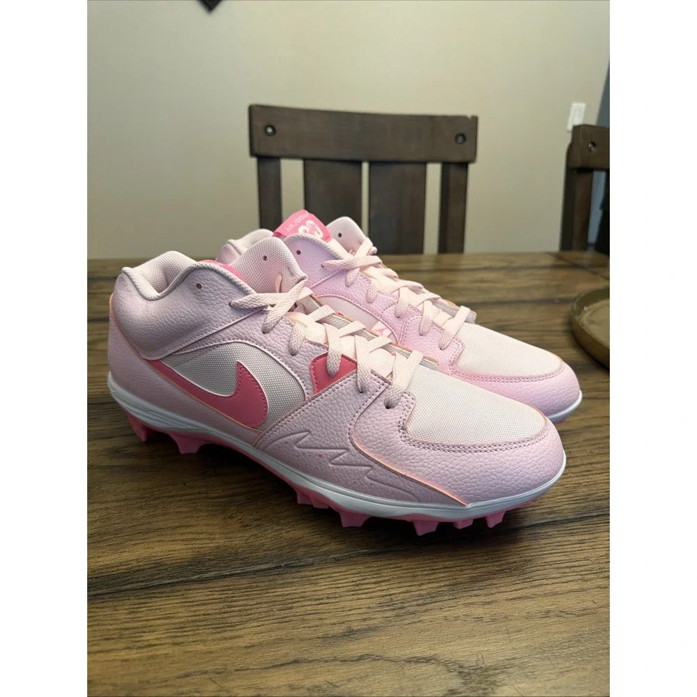 Size 16 Air Jordan Stadium 90 Football Cleat Pink ..F5